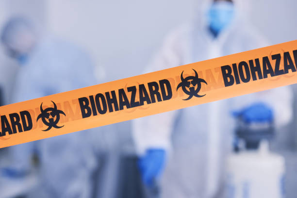 Professional Infectious Disease Decontamination technician working in El Dorado Hills, CA